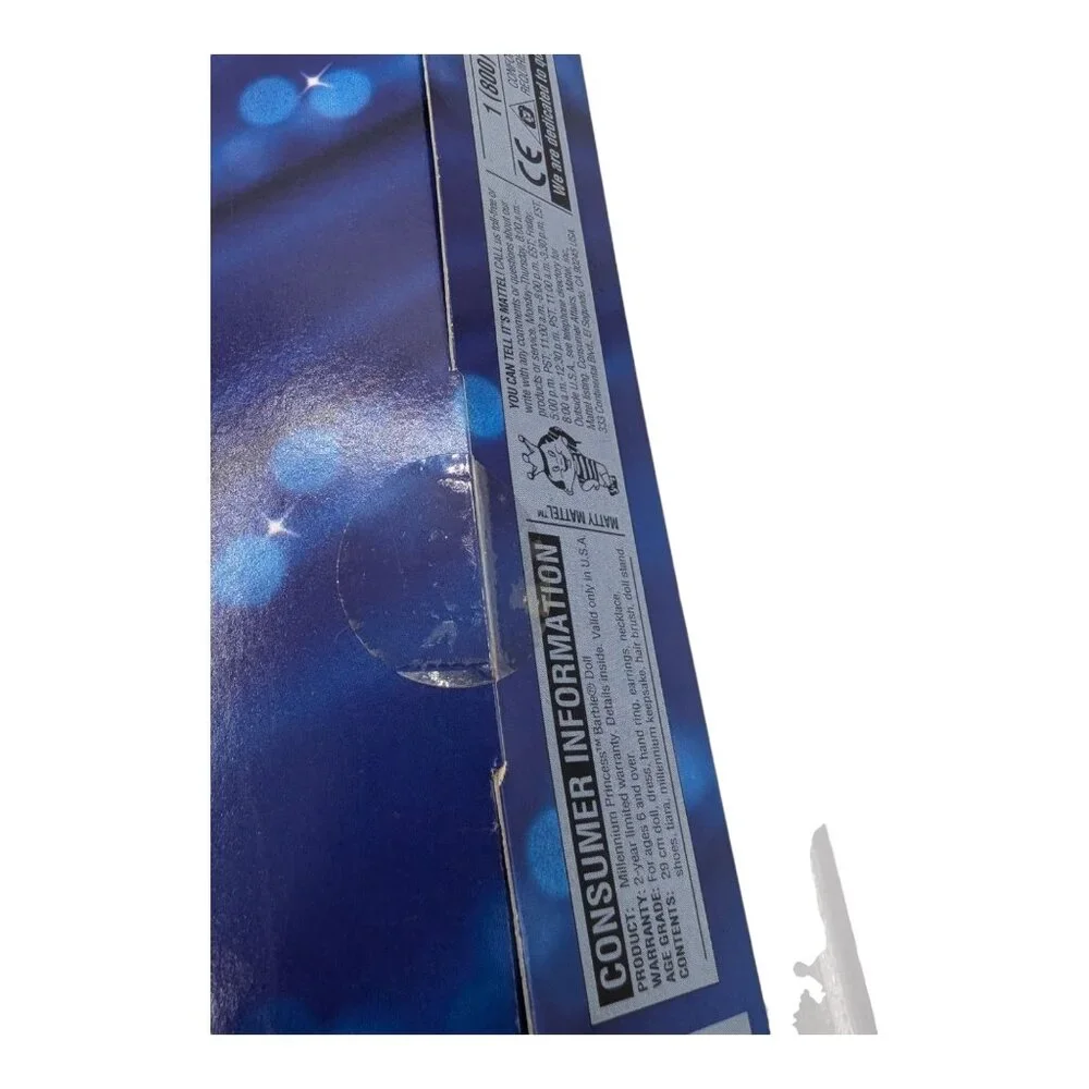 Collectible 2000 Special Millennium Edition Millennium Princess Barbie #24154 - Picture 9 of 11